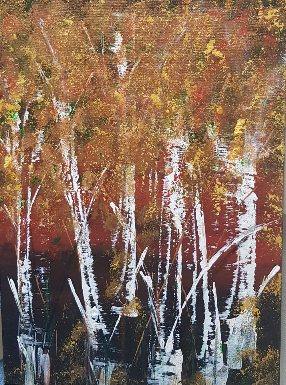 Birkenwald - 50x70cm