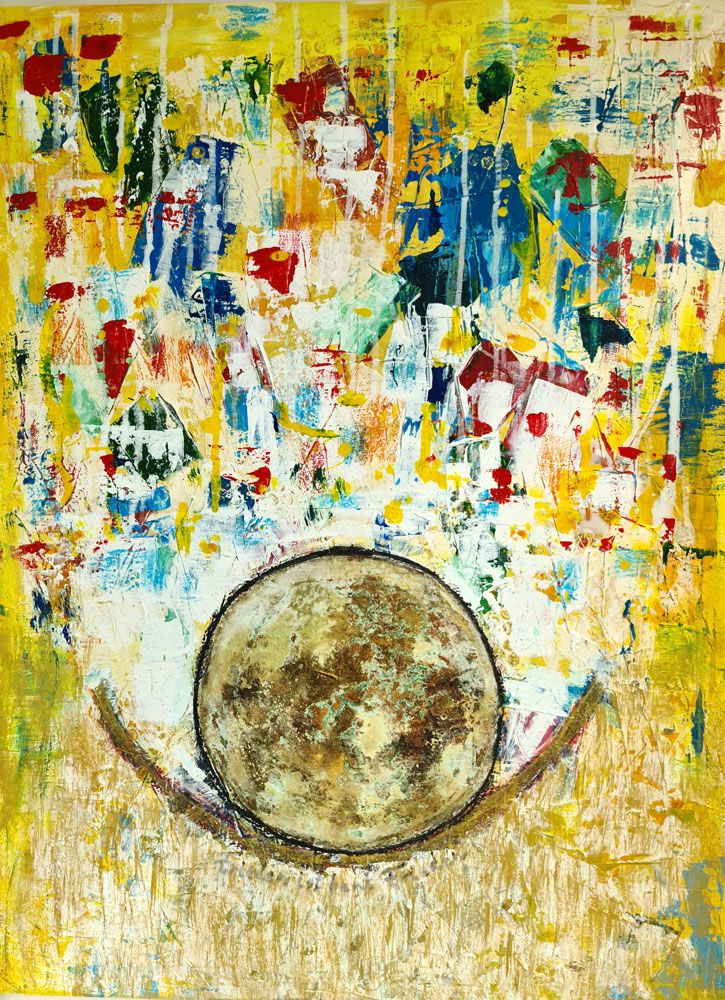 Frieden ist bunt - 60x80cm